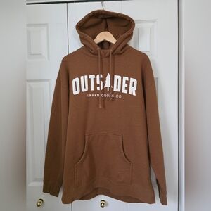 LKHRN Lifestyle Brand The Outsider Hoodie In Saddle XL